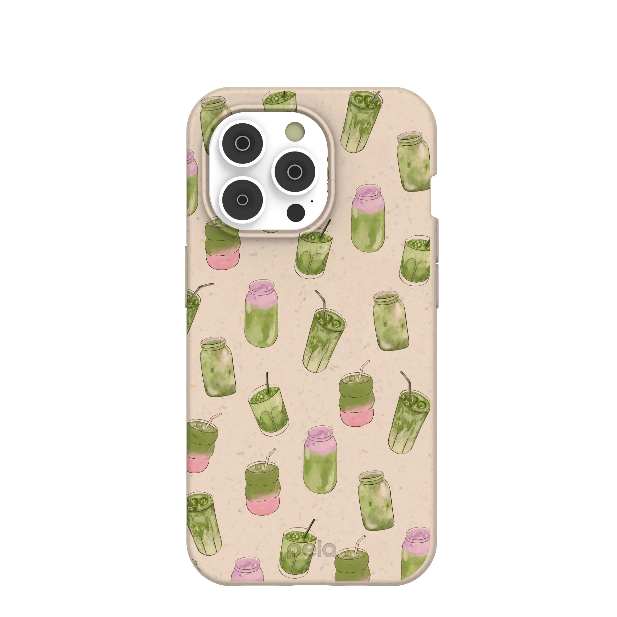 Seashell Matcha Love iPhone 14 Pro Case