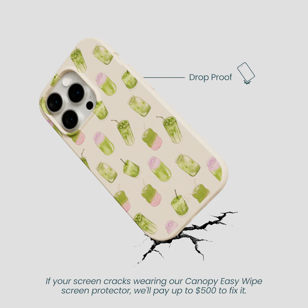 Seashell Matcha Love iPhone 14 Pro Case - Image 5