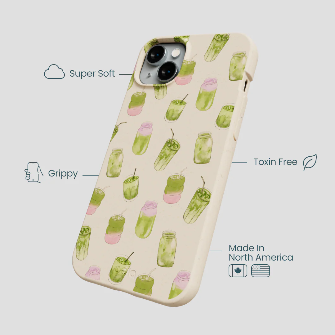 Seashell Matcha Love iPhone 15 Plus Case - Image 4