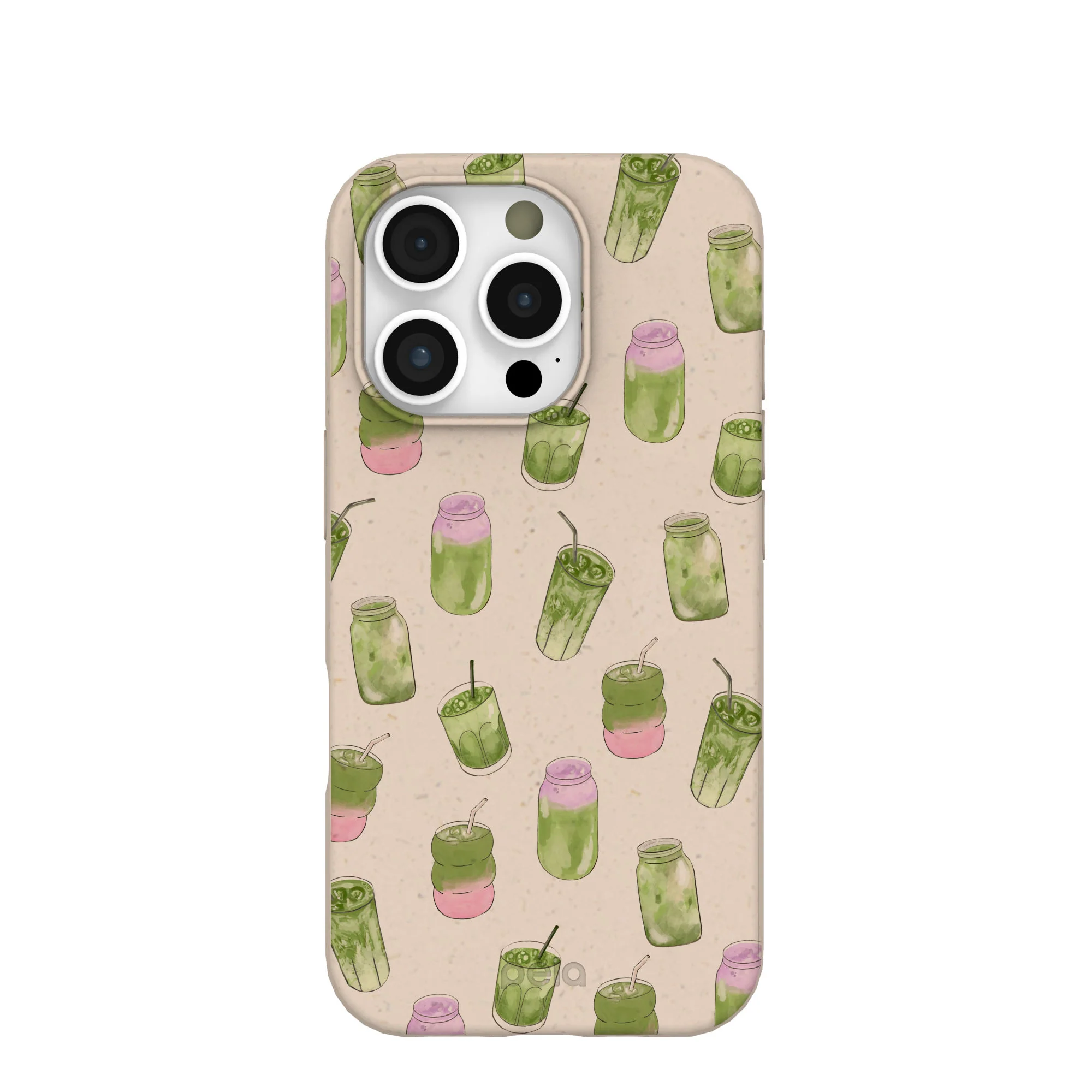 Seashell Matcha Love iPhone 16 Pro Case