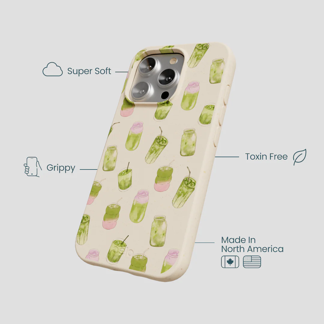Seashell Matcha Love iPhone 16 Pro Case - Image 4