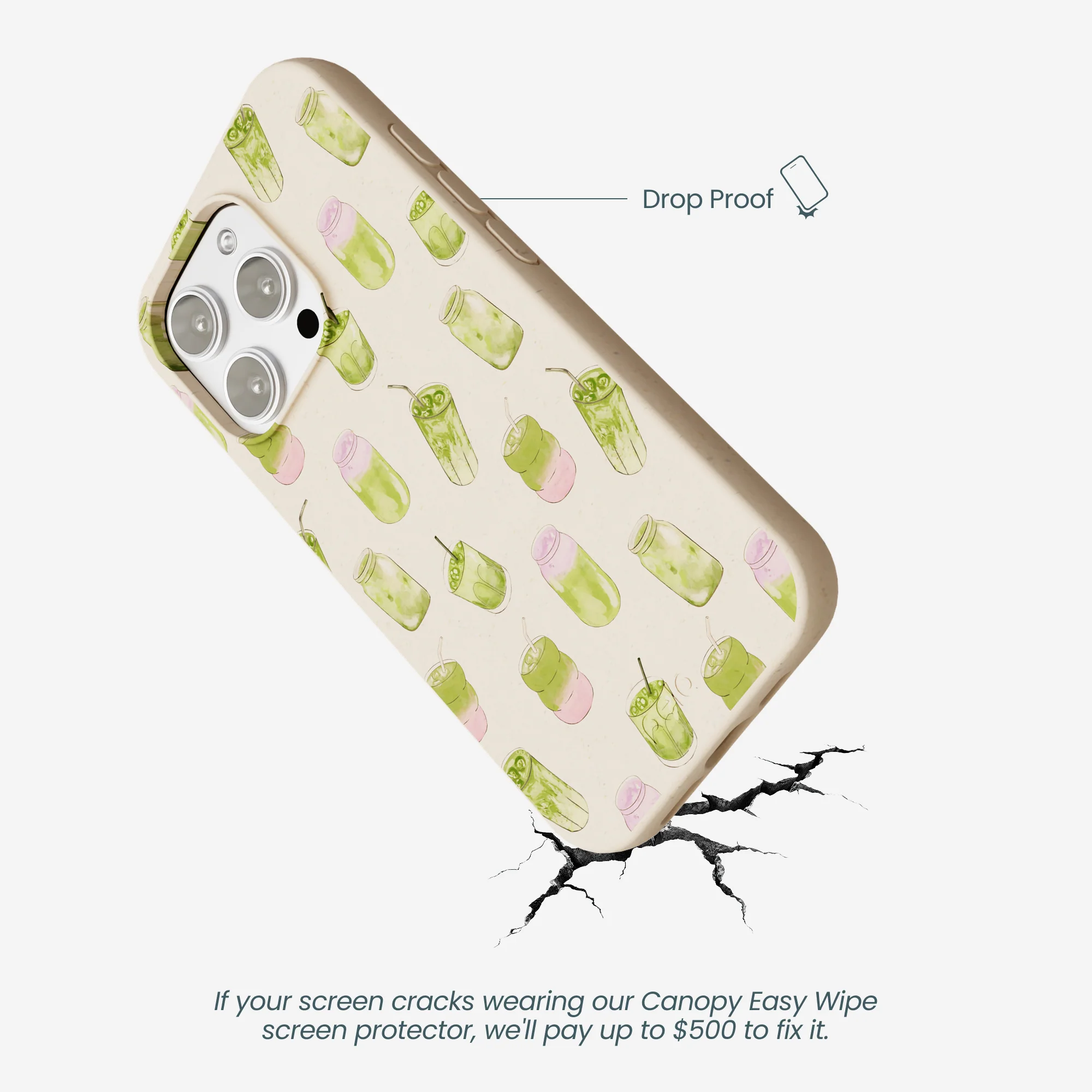 Seashell Matcha Love iPhone 16 Pro Max Case - Image 5