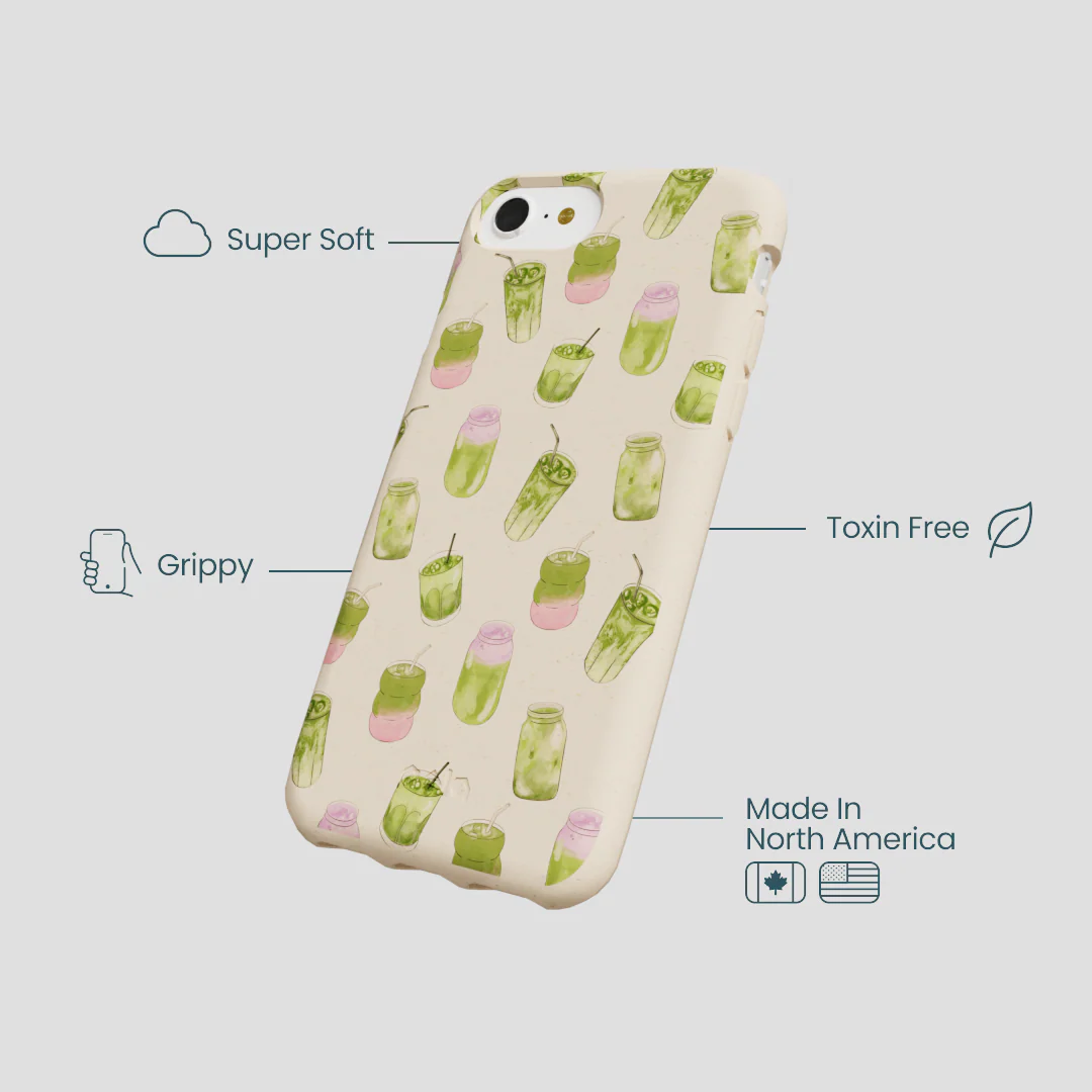 Seashell Matcha Love iPhone 6/6s/7/8/SE Case - Image 4