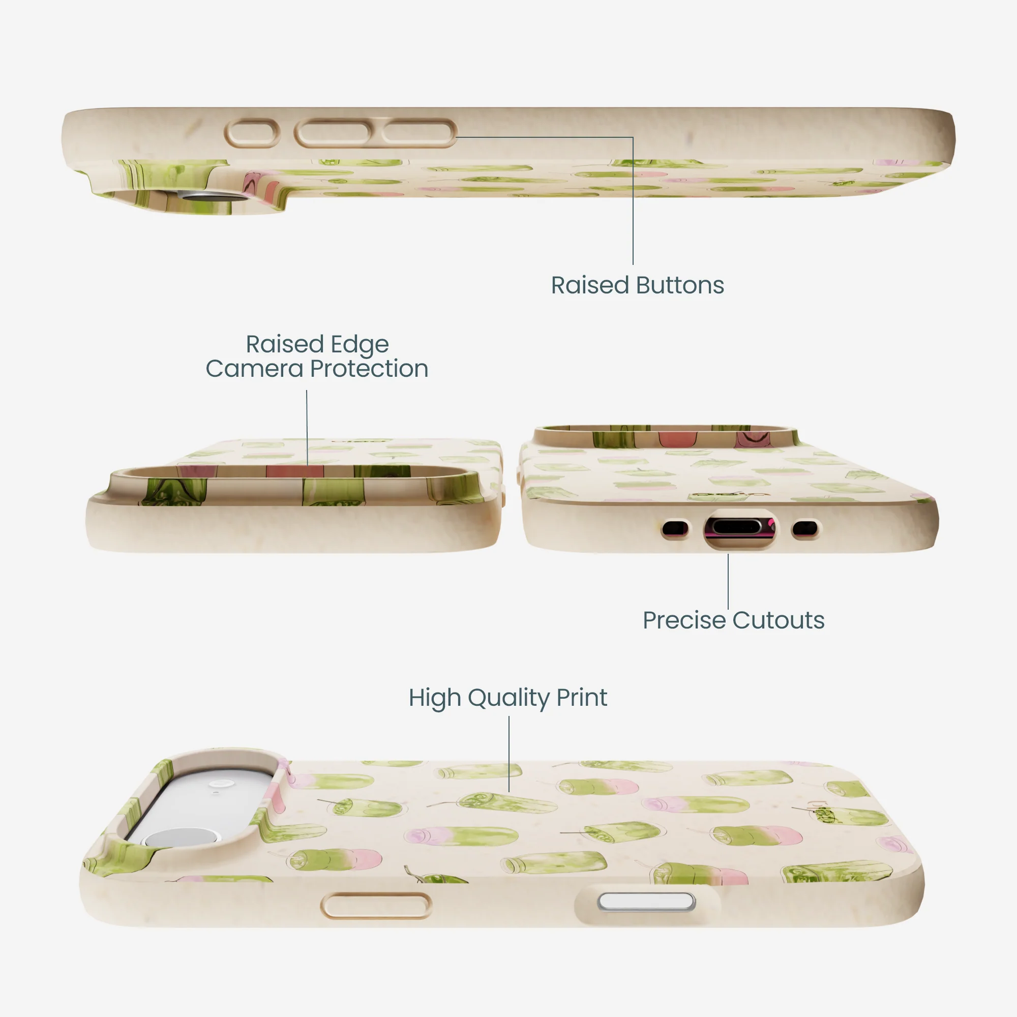Seashell Matcha Love iPhone Air Case - Image 3