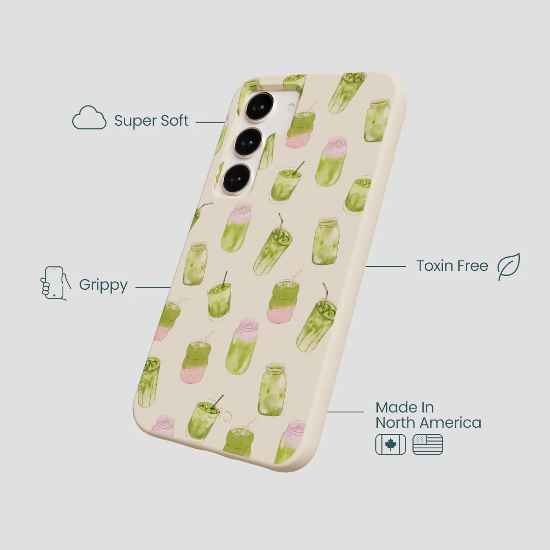 Seashell Matcha Love Samsung Galaxy S24 Case - Image 4