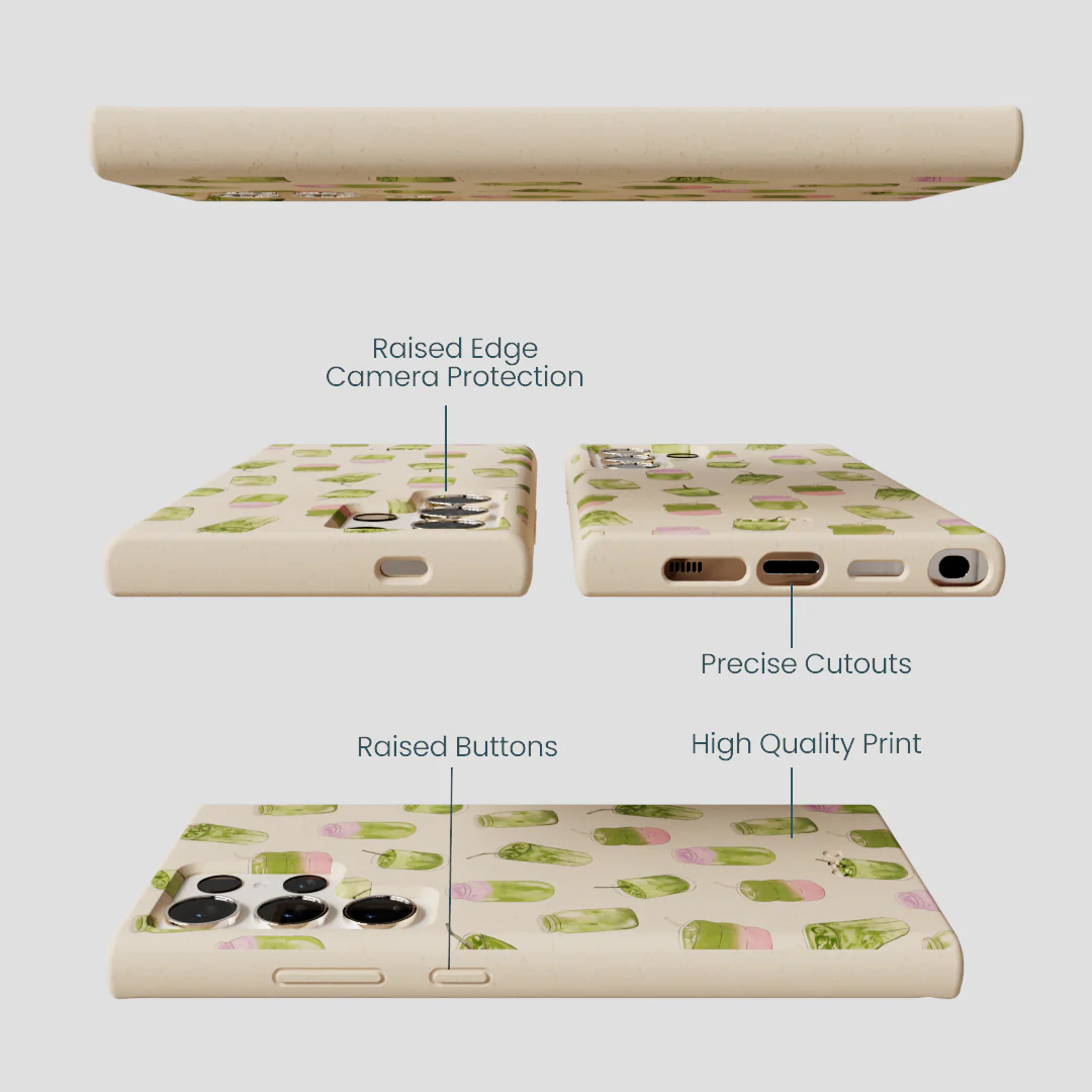 Seashell Matcha Love Samsung Galaxy S24 Ultra Case - Image 3