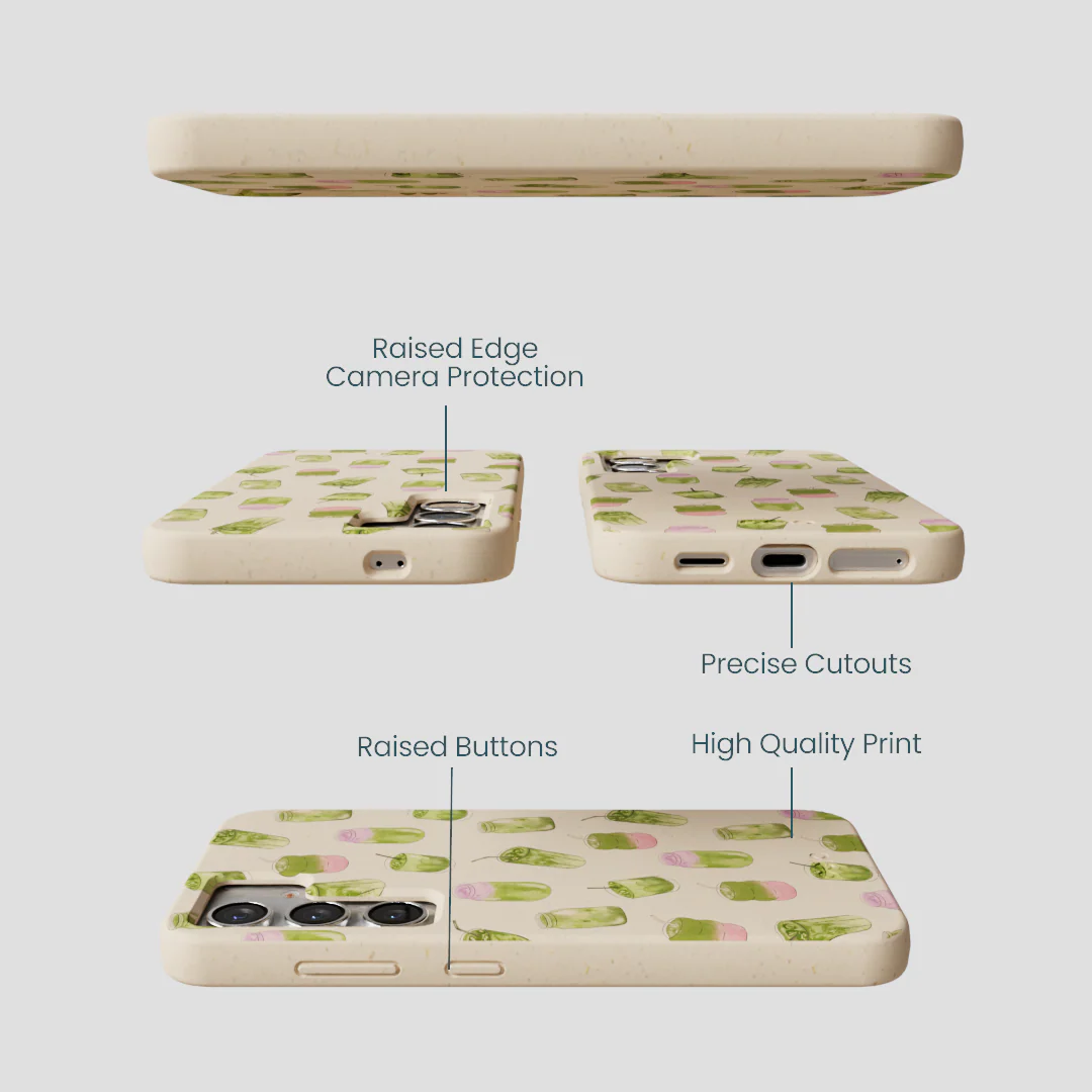 Seashell Matcha Love Samsung Galaxy S25 Case - Image 3