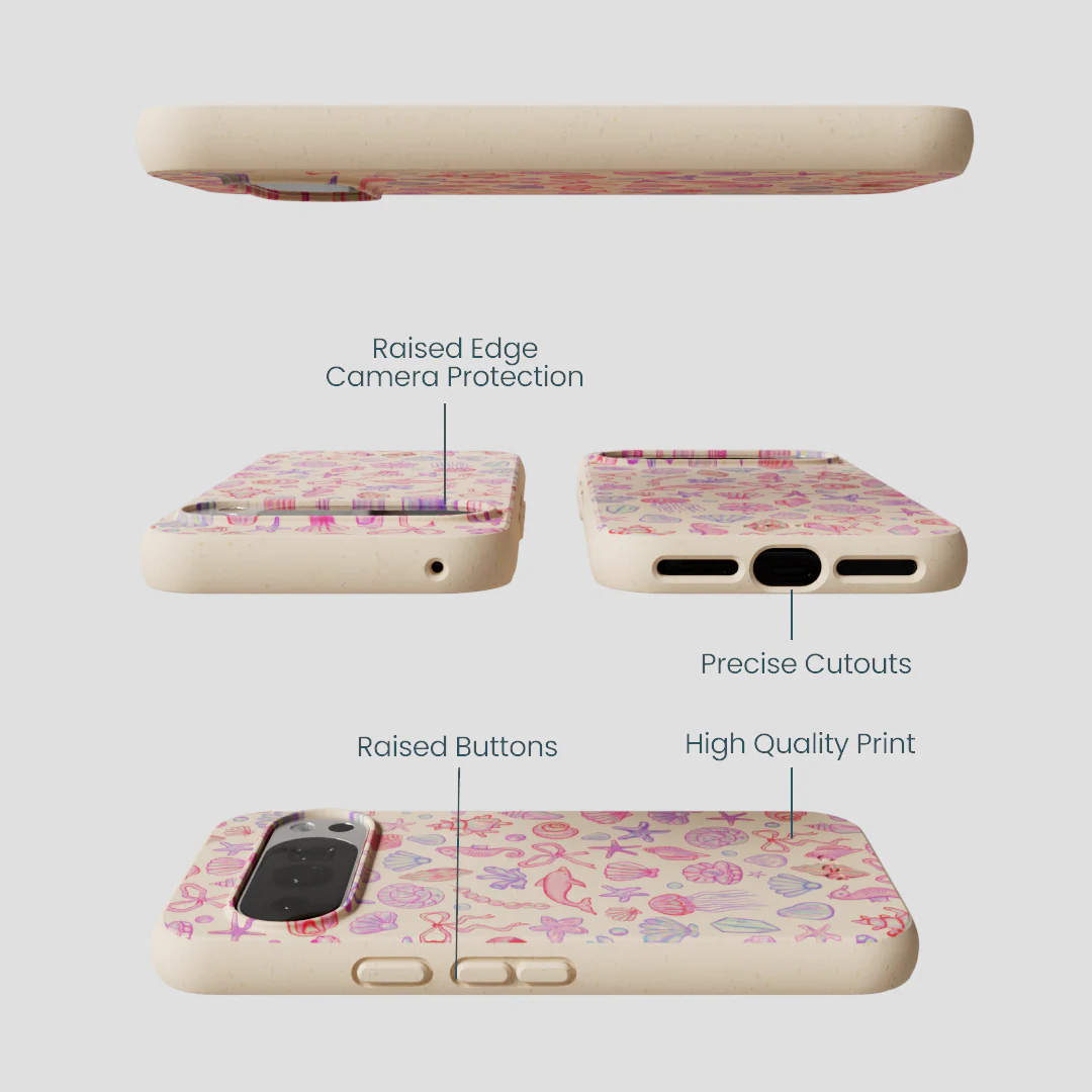 Seashell Mermaid Dreams Google Pixel 10/10 Pro Case - Image 3