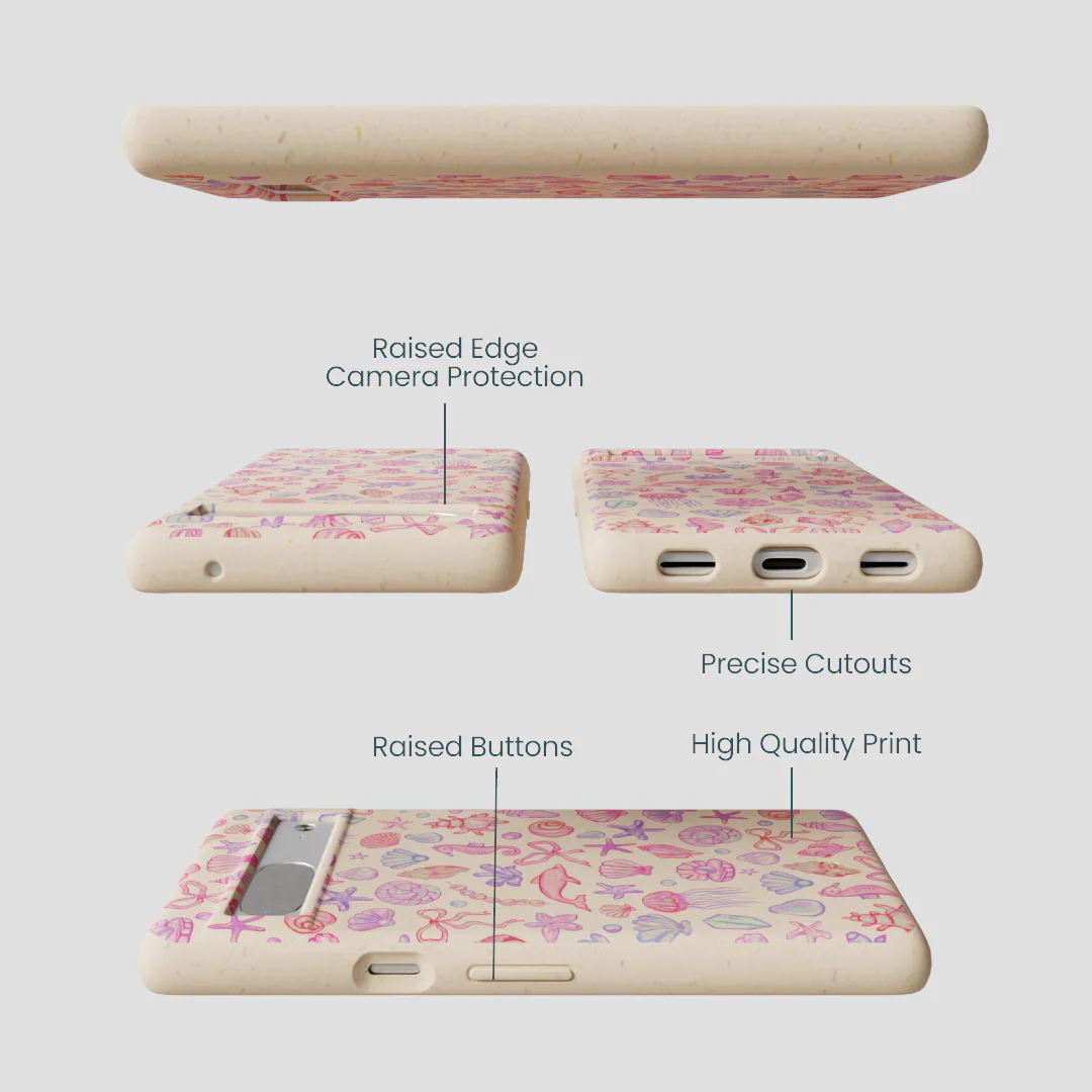 Seashell Mermaid Dreams Google Pixel 7 Case - Image 3