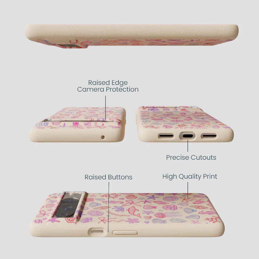 Seashell Mermaid Dreams Google Pixel 8 Pro Case - Image 3