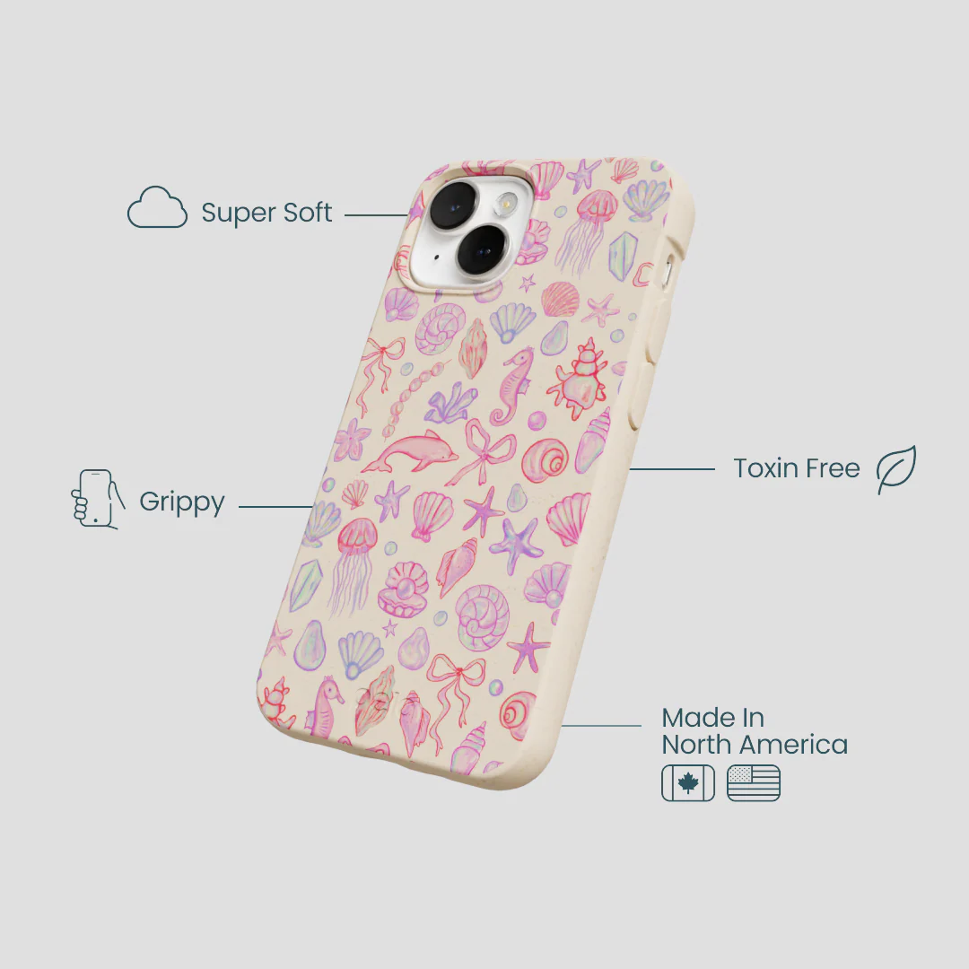 Seashell Mermaid Dreams iPhone 13 Mini Case - Image 4