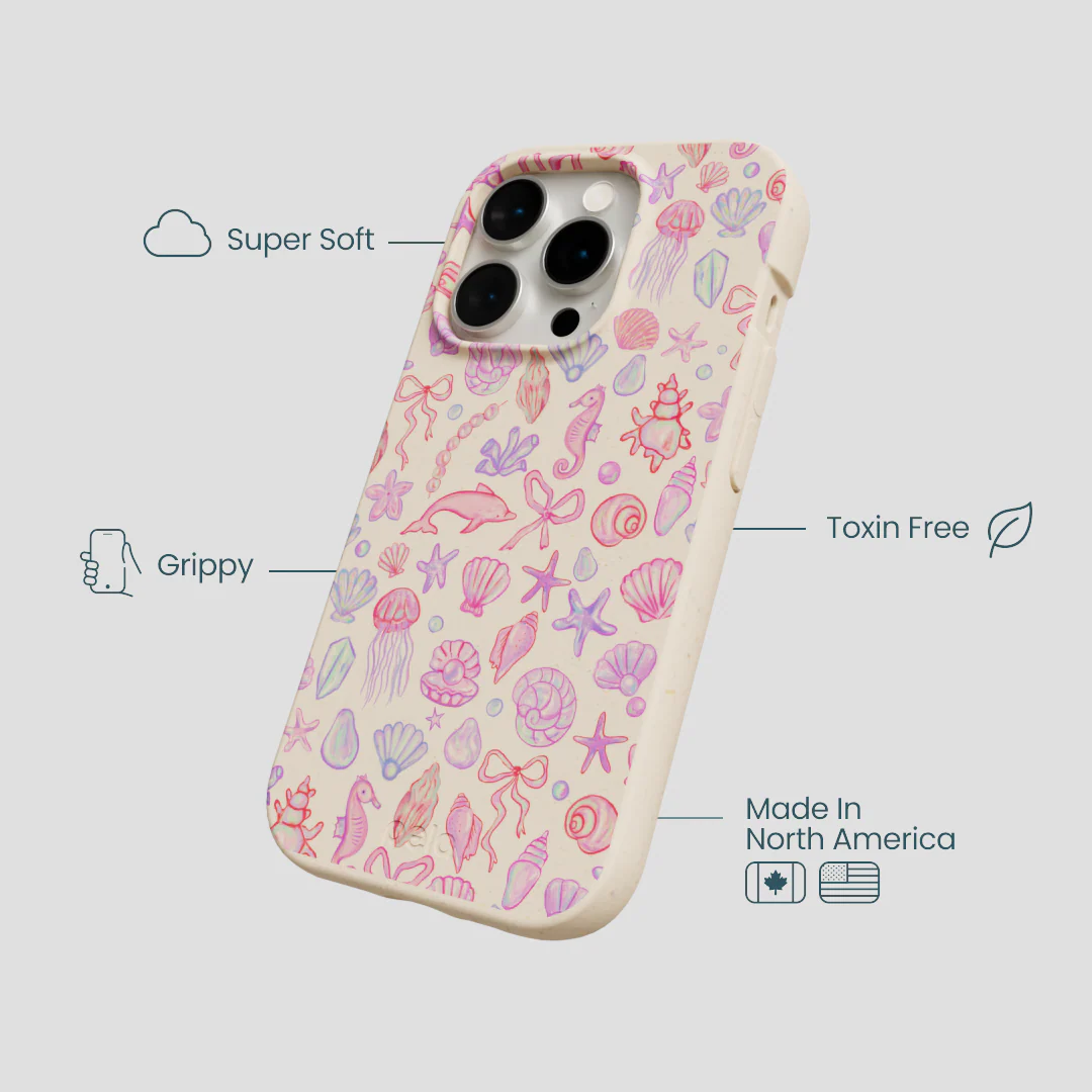 Seashell Mermaid Dreams iPhone 14 Pro Case - Image 4