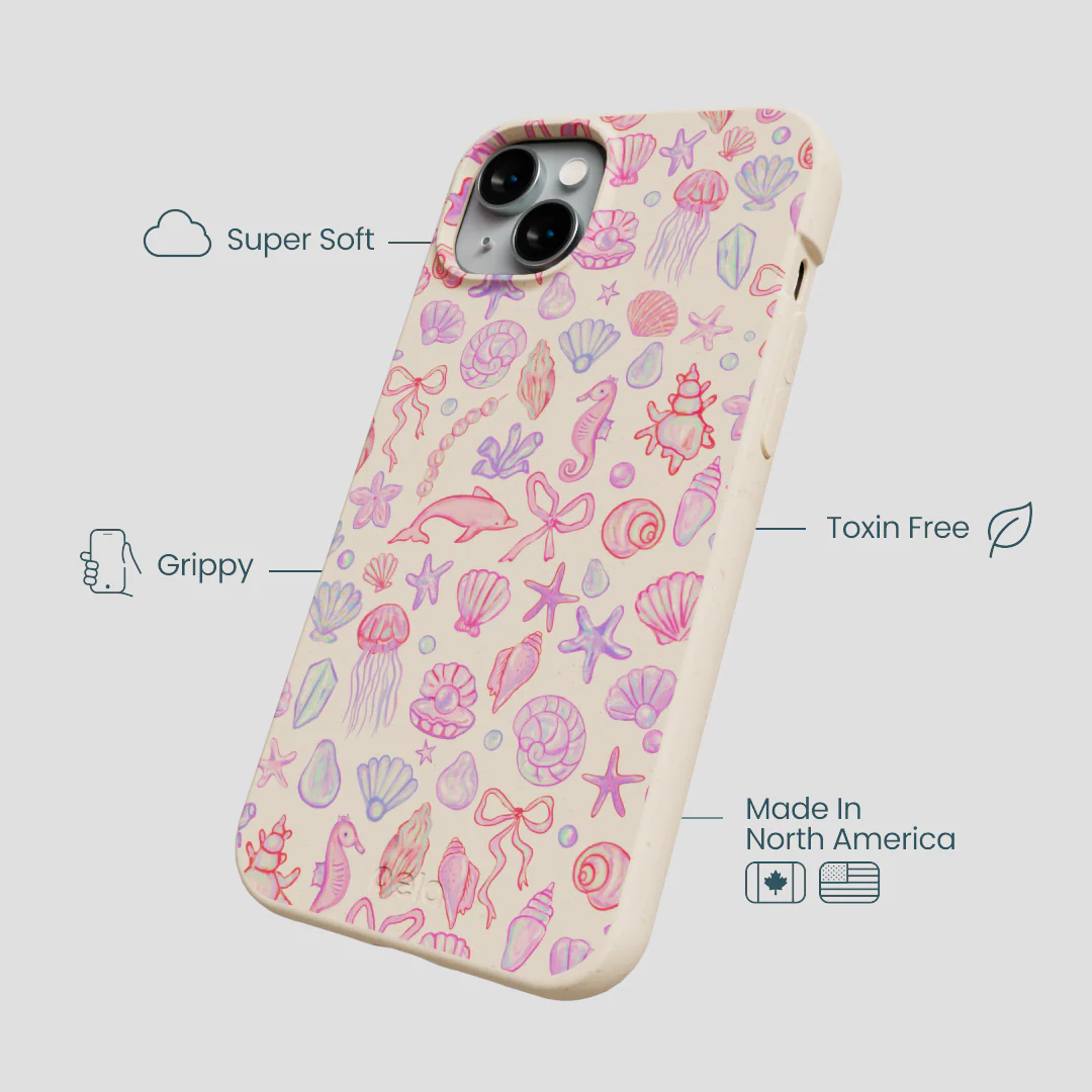 Seashell Mermaid Dreams iPhone 15 Plus Case - Image 4