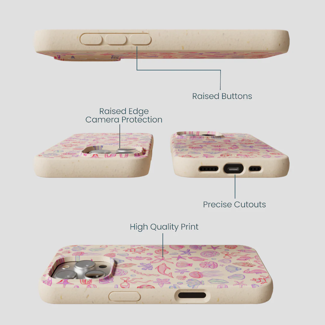 Seashell Mermaid Dreams iPhone 16 Pro Case - Image 3