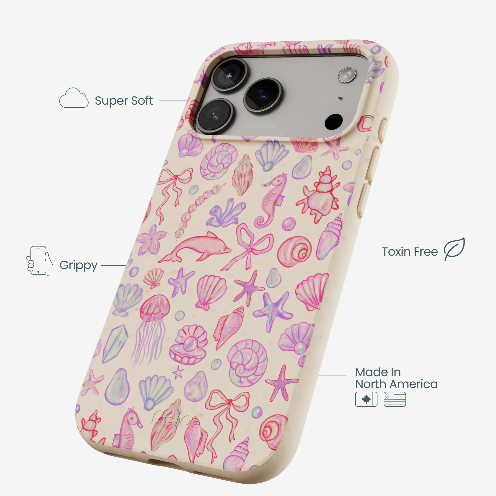 Seashell Mermaid Dreams iPhone 17 Pro Max Case - Image 4