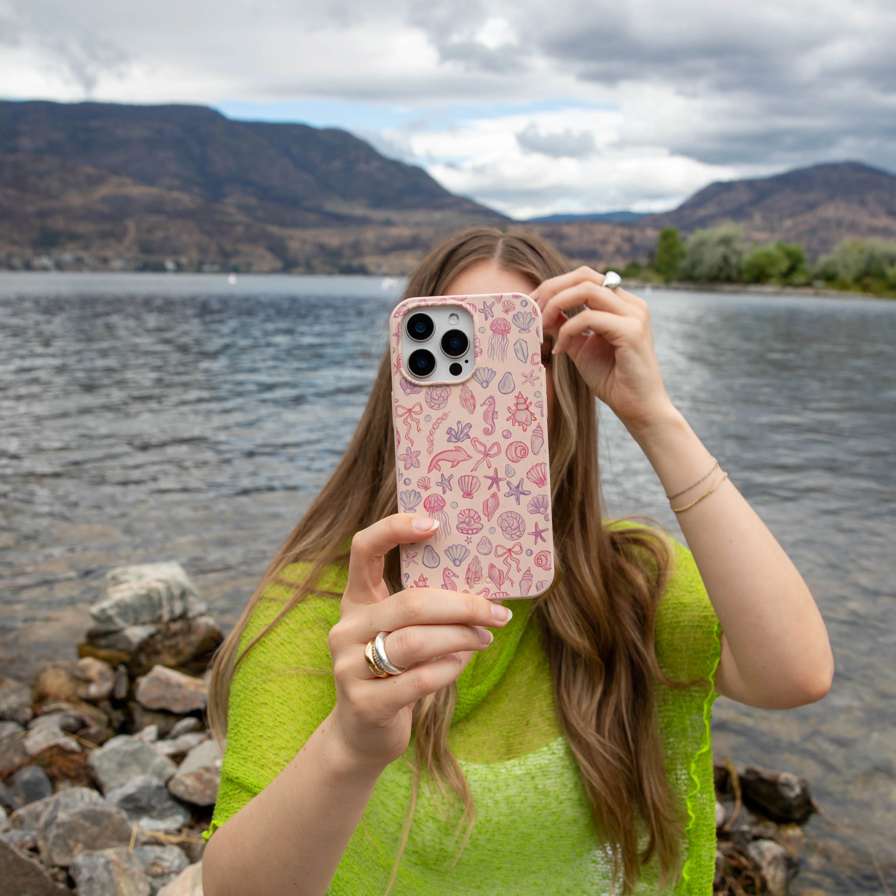 Seashell Mermaid Dreams iPhone 6/6s/7/8/SE Case - Image 2