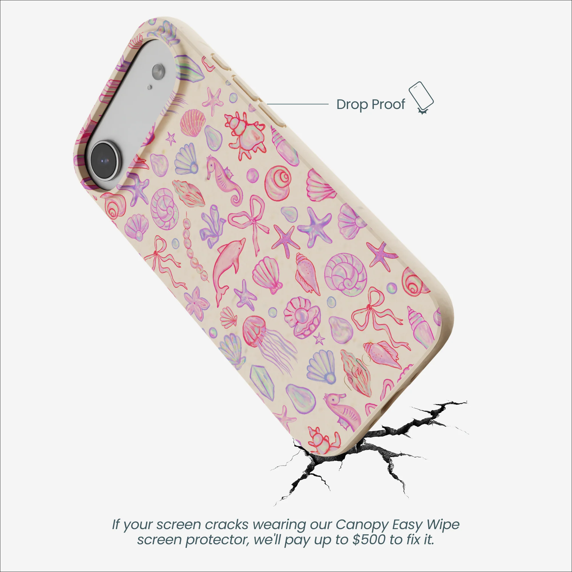 Seashell Mermaid Dreams iPhone Air Case - Image 5