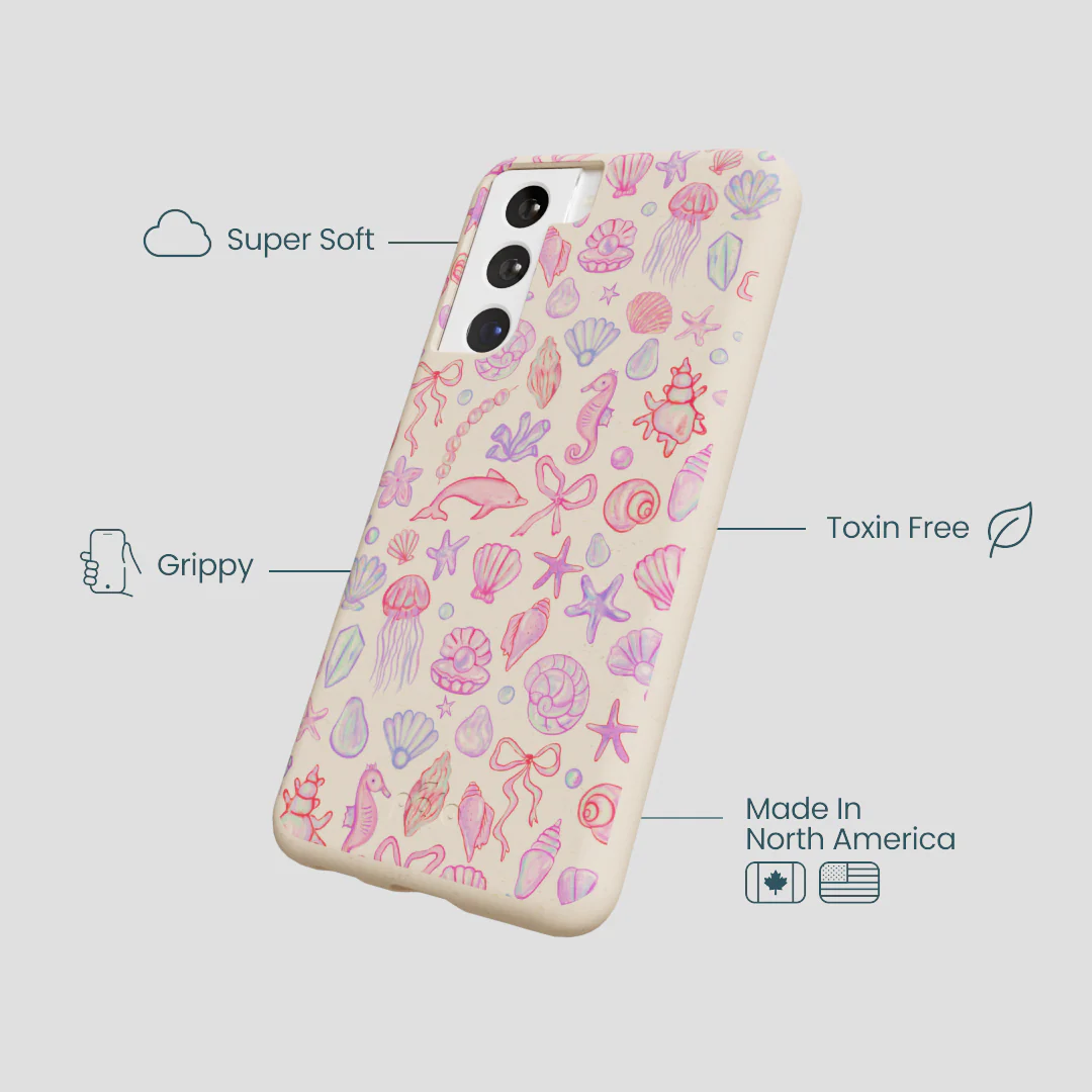 Seashell Mermaid Dreams Samsung Galaxy S22 Case - Image 4