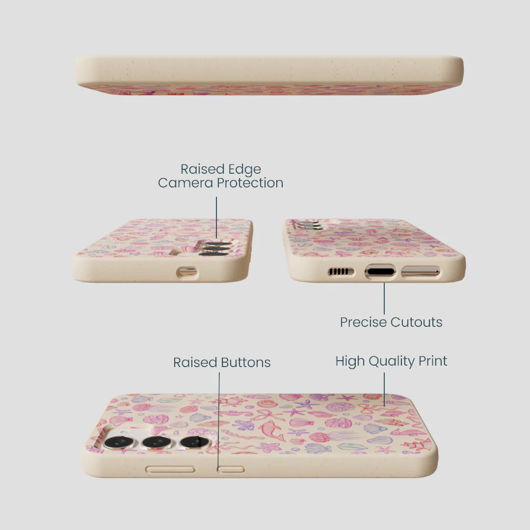 Seashell Mermaid Dreams Samsung Galaxy S23 Case - Image 3
