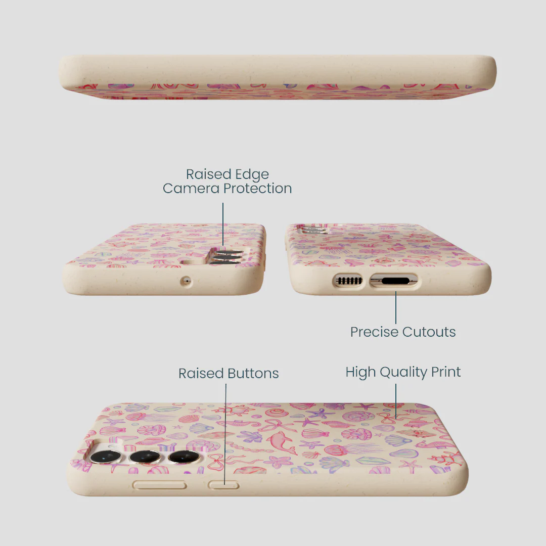 Seashell Mermaid Dreams Samsung Galaxy S23+(Plus) Case - Image 3