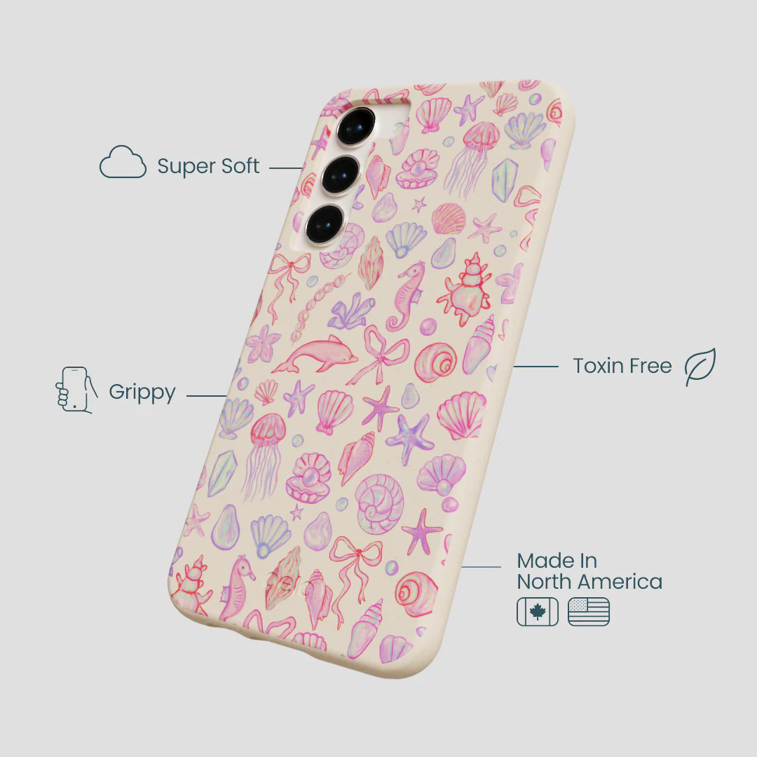 Seashell Mermaid Dreams Samsung Galaxy S23+(Plus) Case - Image 4