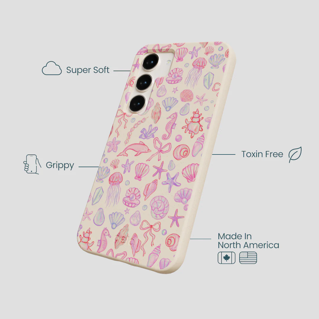 Seashell Mermaid Dreams Samsung Galaxy S24 Case - Image 4