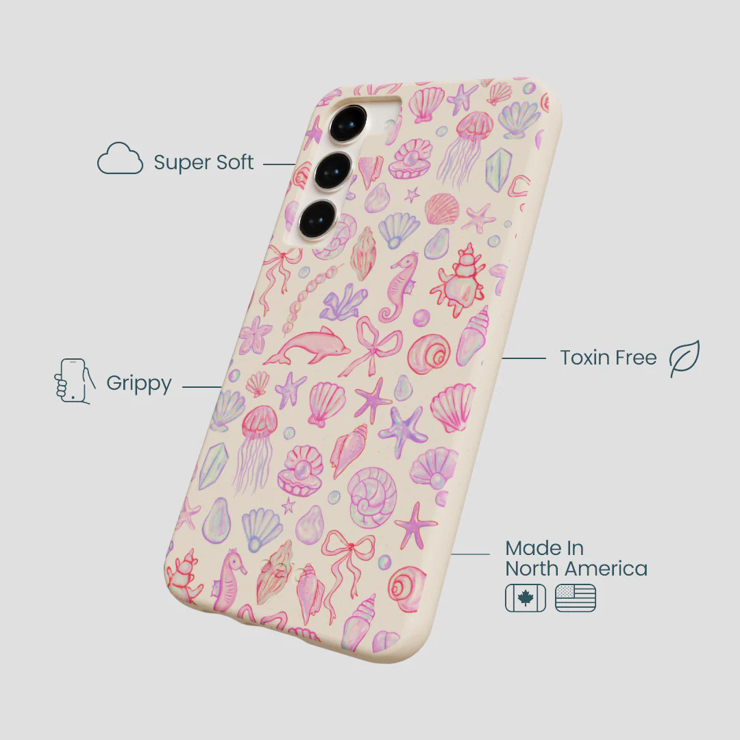 Seashell Mermaid Dreams Samsung Galaxy S24+(Plus) Case - Image 4