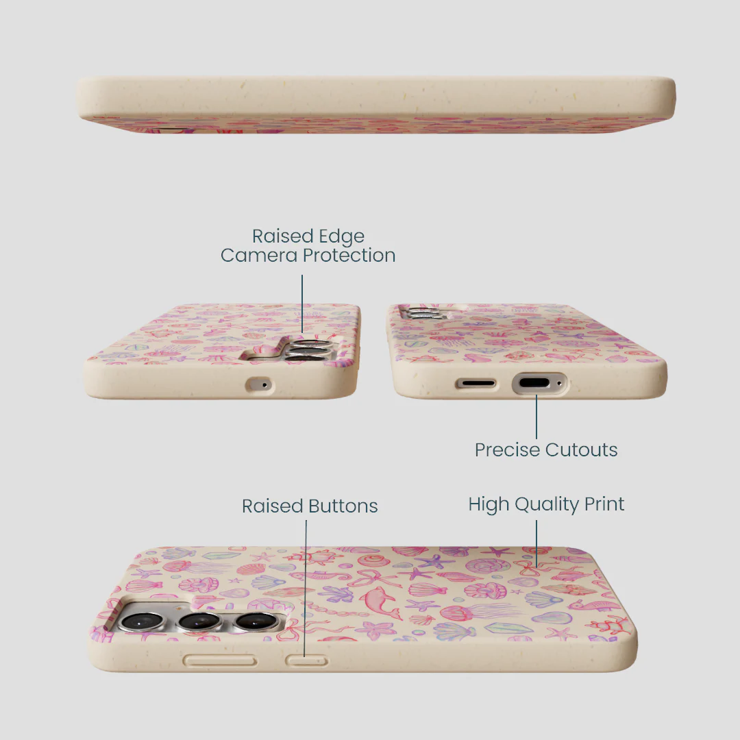 Seashell Mermaid Dreams Samsung Galaxy S25+(Plus) Case - Image 3