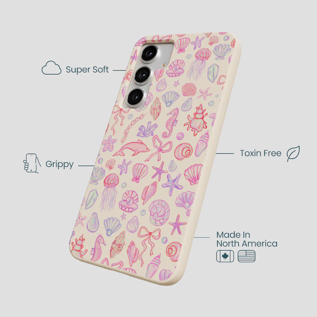 Seashell Mermaid Dreams Samsung Galaxy S25+(Plus) Case - Image 4