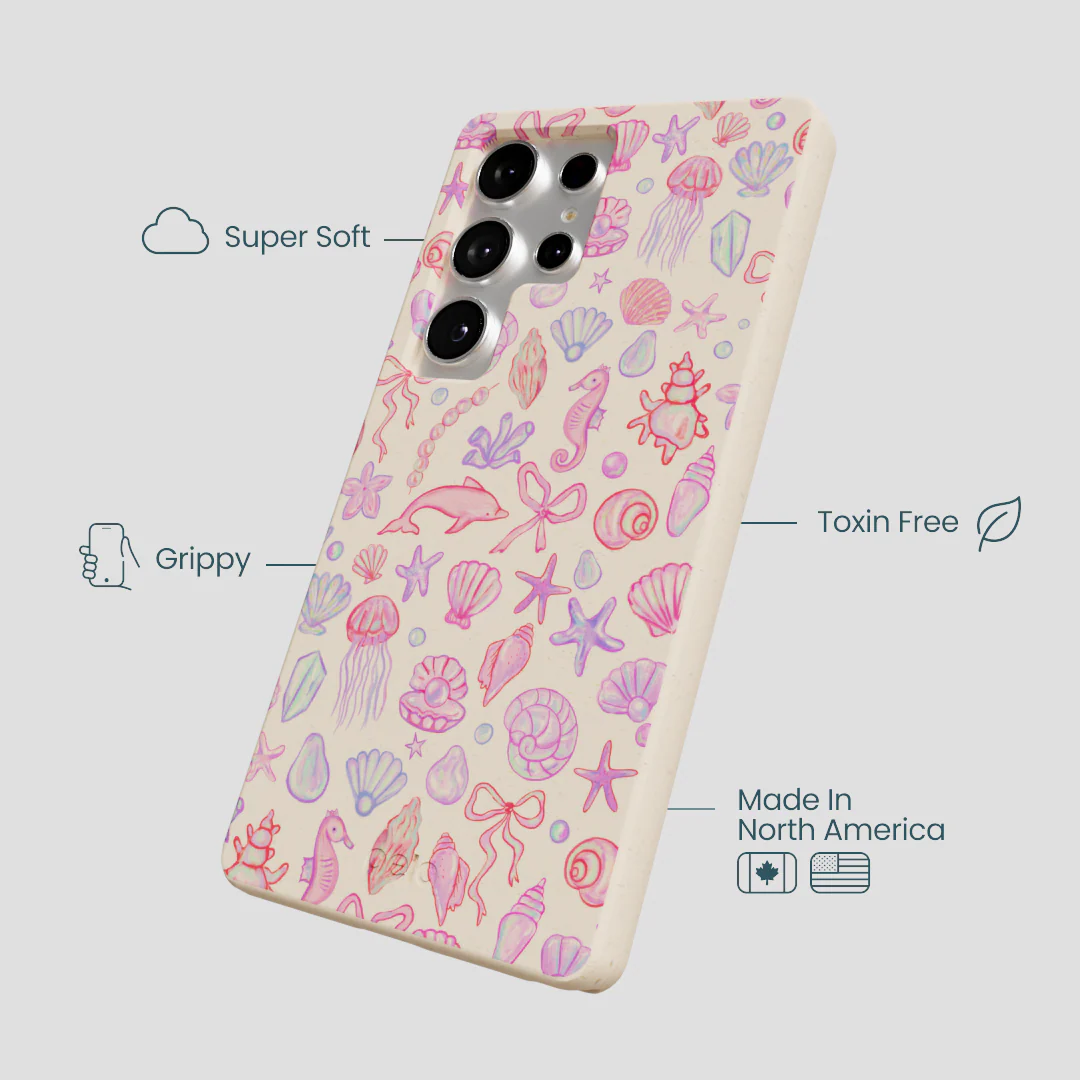 Seashell Mermaid Dreams Samsung Galaxy S25 Ultra Case - Image 4