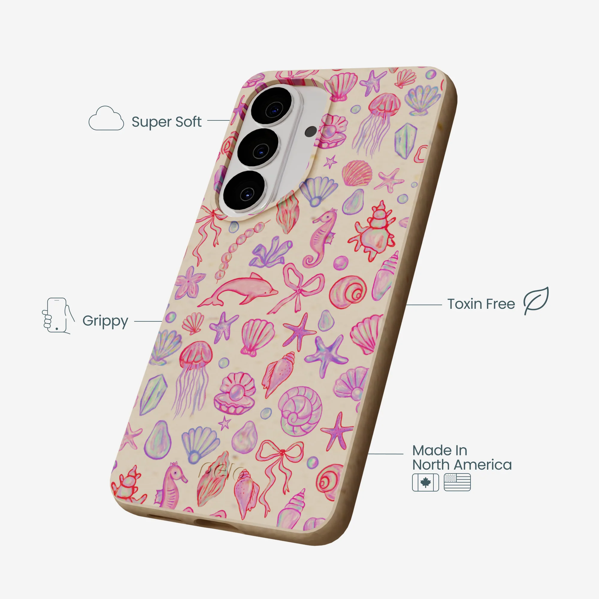 Seashell Mermaid Dreams Samsung Galaxy S26 Case - Image 4