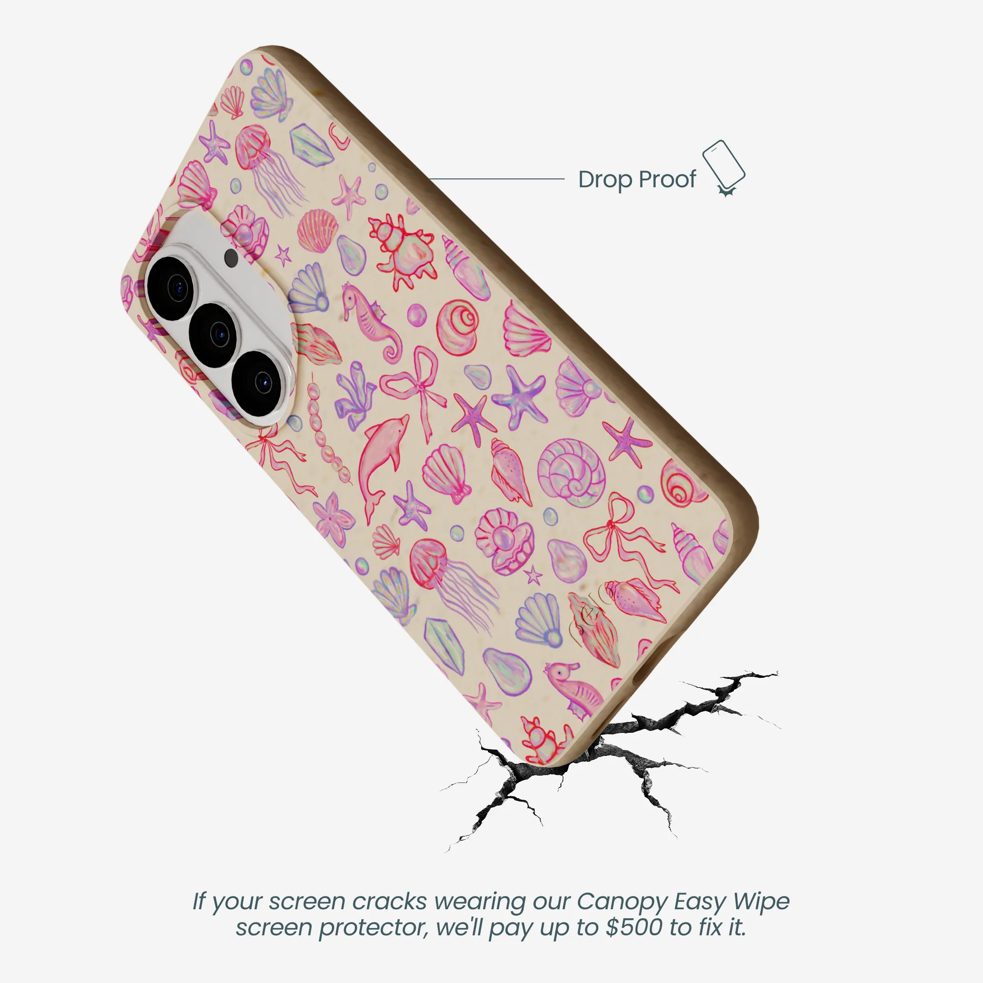 Seashell Mermaid Dreams Samsung Galaxy S26 Case - Image 5