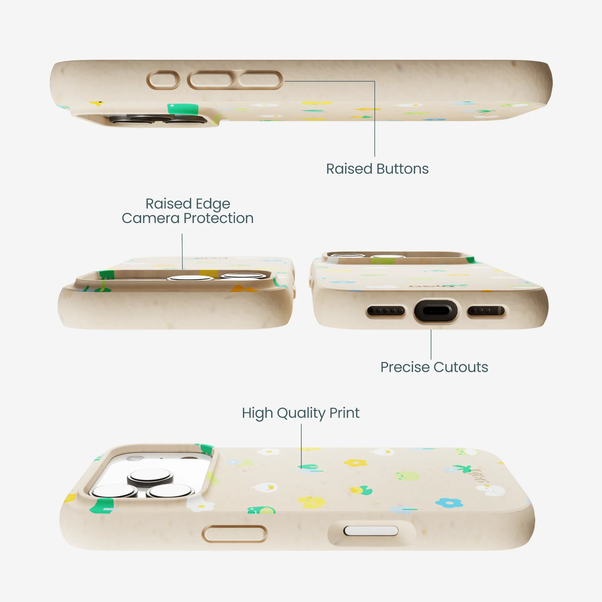 Seashell Merry Medley iPhone 17 Pro Case - Image 3