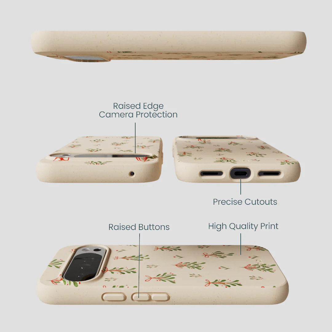 Seashell Merry Mistletoe Google Pixel 10 Pro XL Case - Image 3