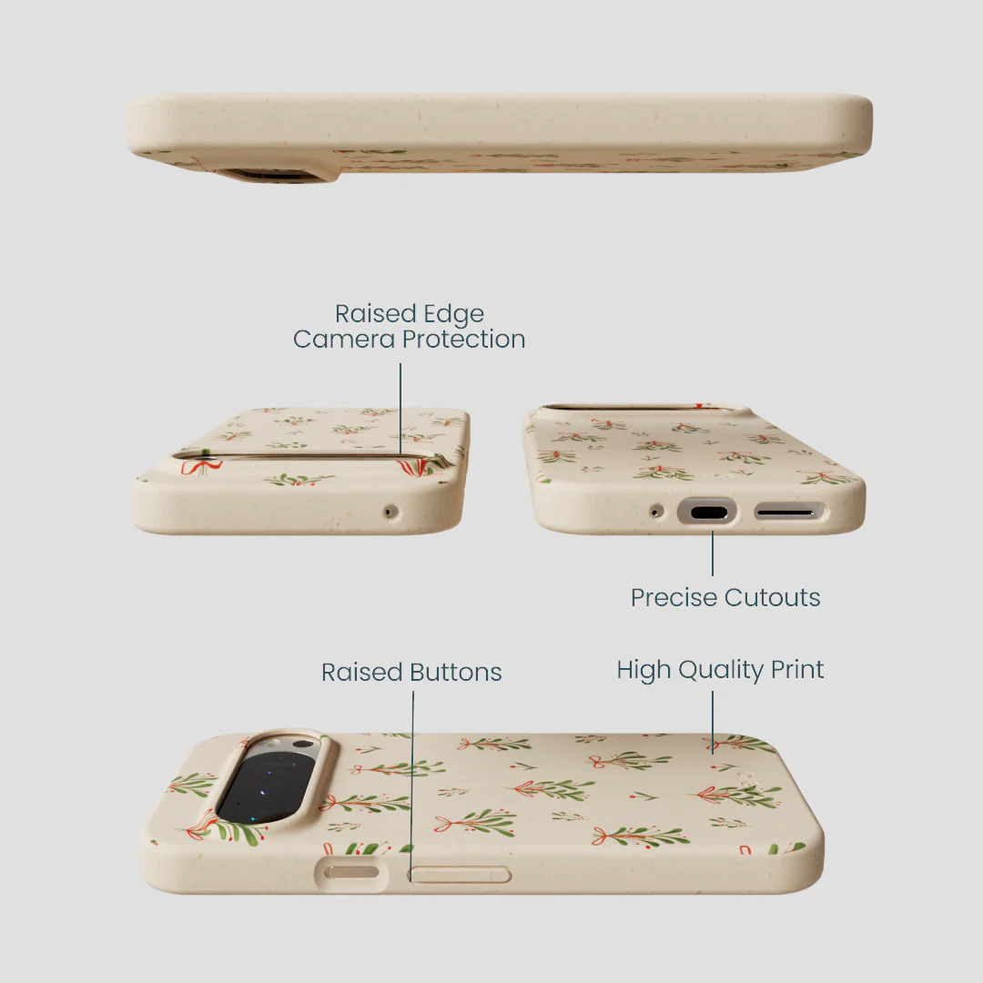 Seashell Merry Mistletoe Google Pixel 9/9 Pro Case - Image 3
