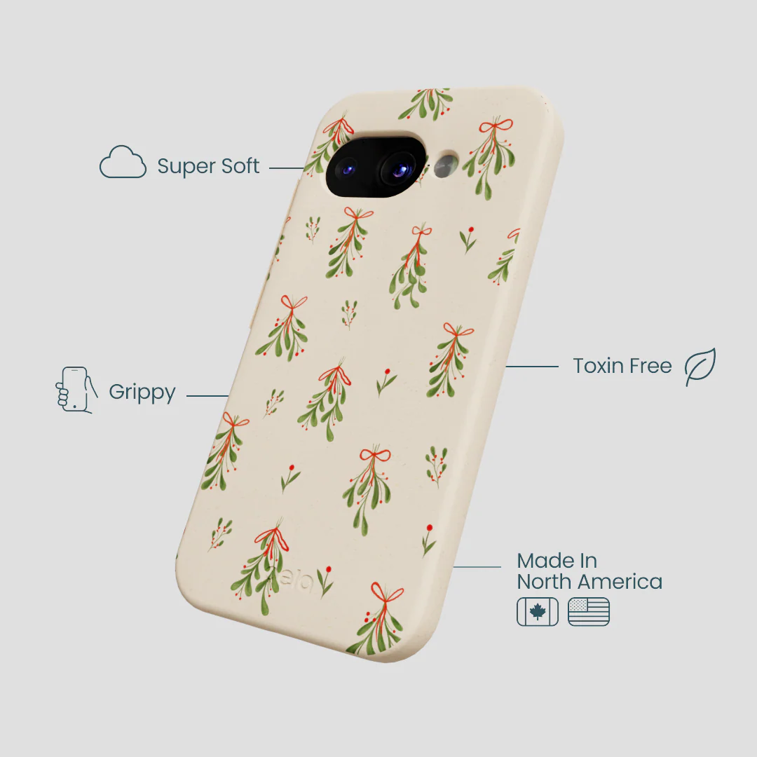 Seashell Merry Mistletoe Google Pixel 9a Case - Image 4