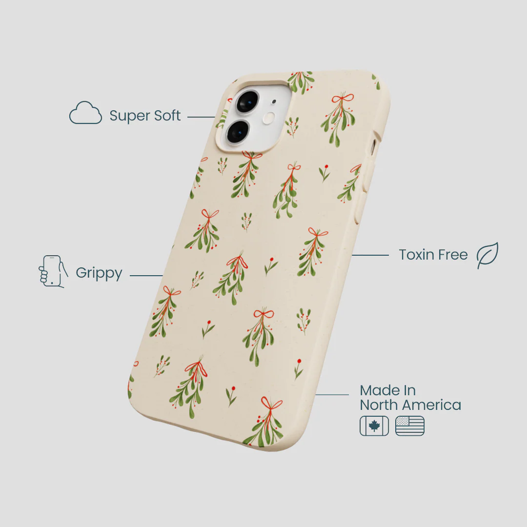 Seashell Merry Mistletoe iPhone 12/ iPhone 12 Pro Case - Image 4