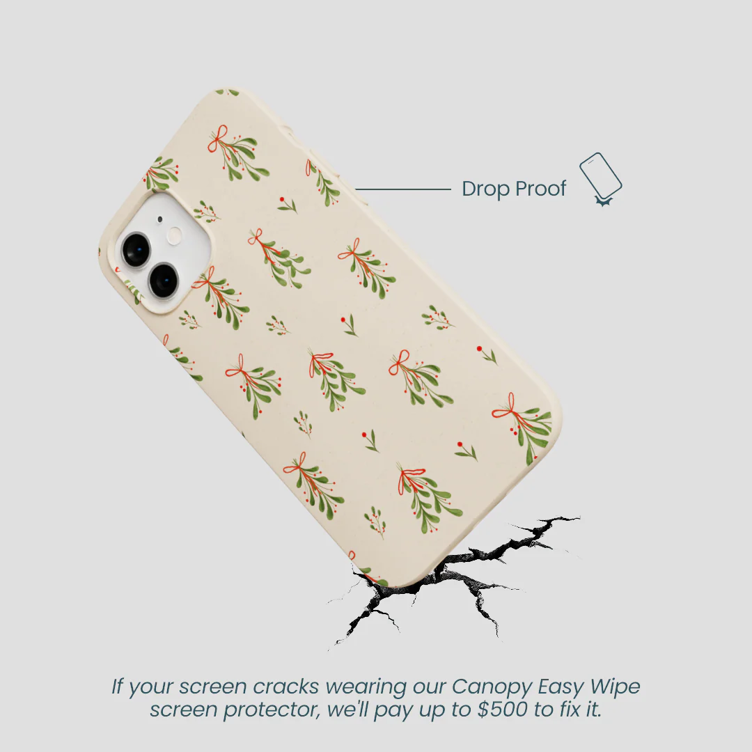 Seashell Merry Mistletoe iPhone 12/ iPhone 12 Pro Case - Image 5