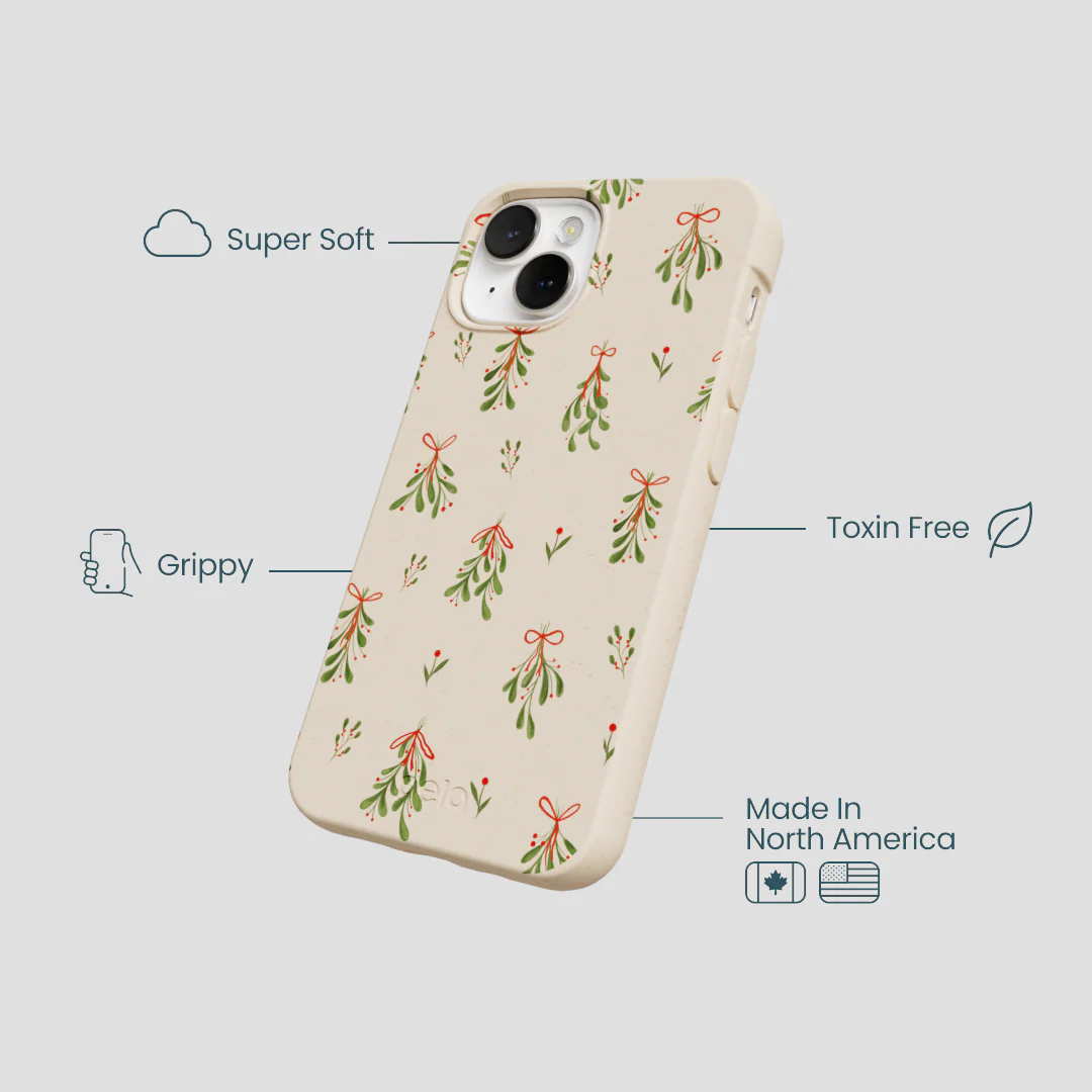 Seashell Merry Mistletoe iPhone 13 Mini Case - Image 4