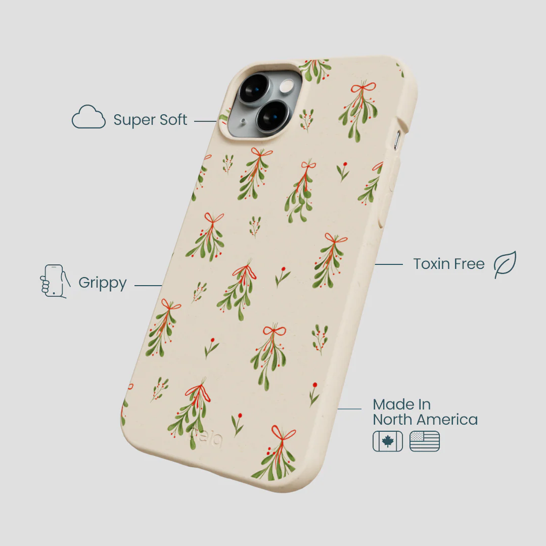 Seashell Merry Mistletoe iPhone 14 Plus Case - Image 4