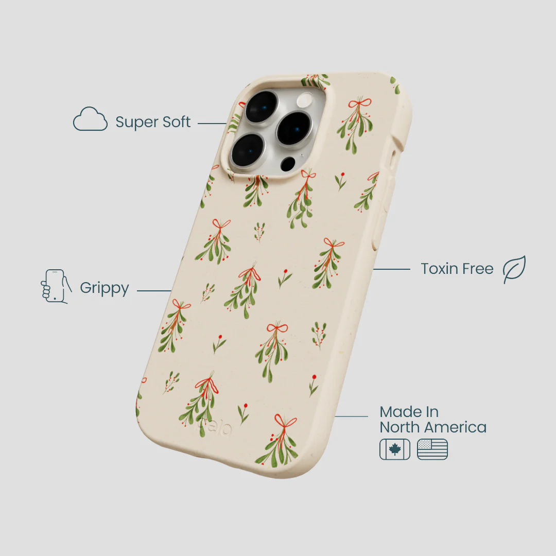 Seashell Merry Mistletoe iPhone 14 Pro Case - Image 4