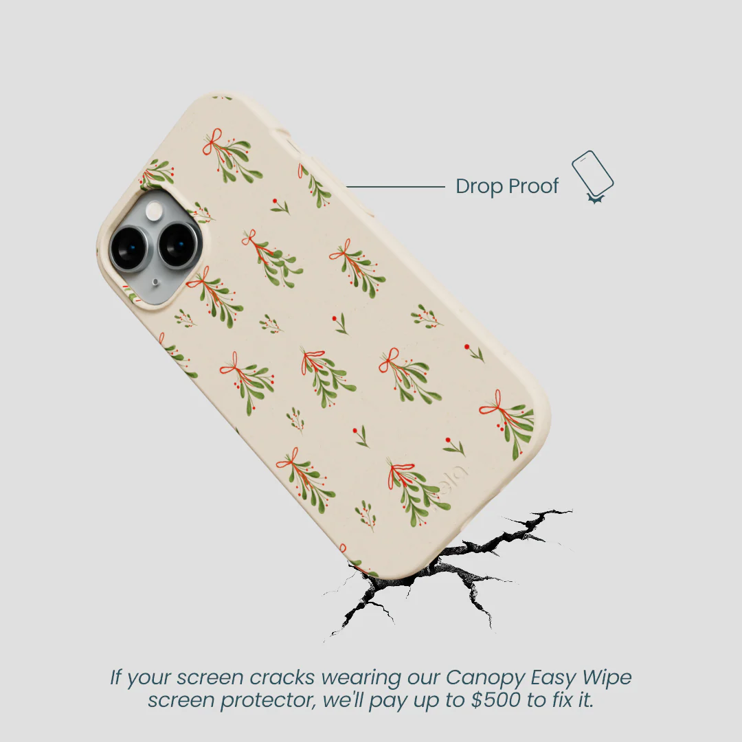 Seashell Merry Mistletoe iPhone 15 Case - Image 5