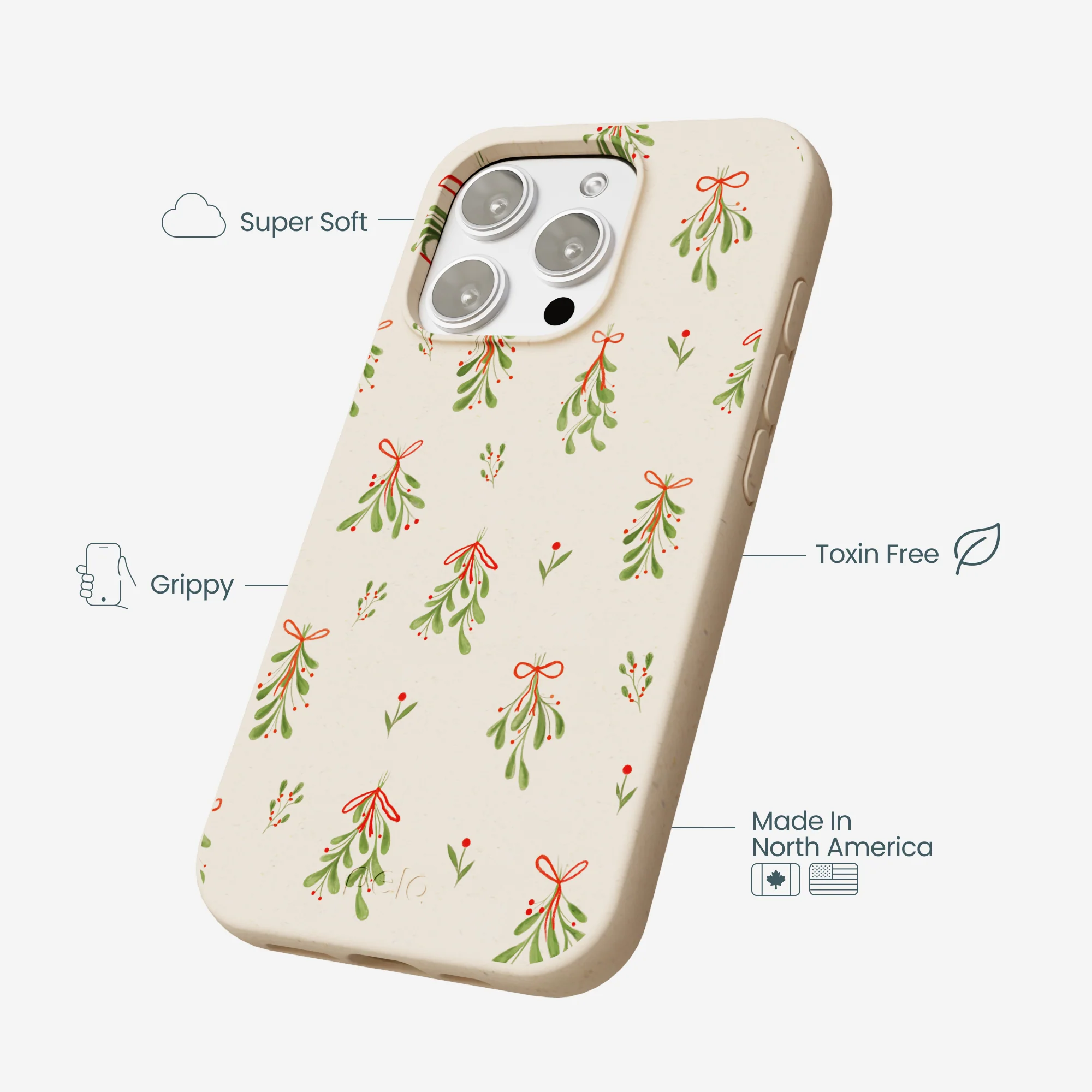 Seashell Merry Mistletoe iPhone 16 Pro Max Case - Image 4