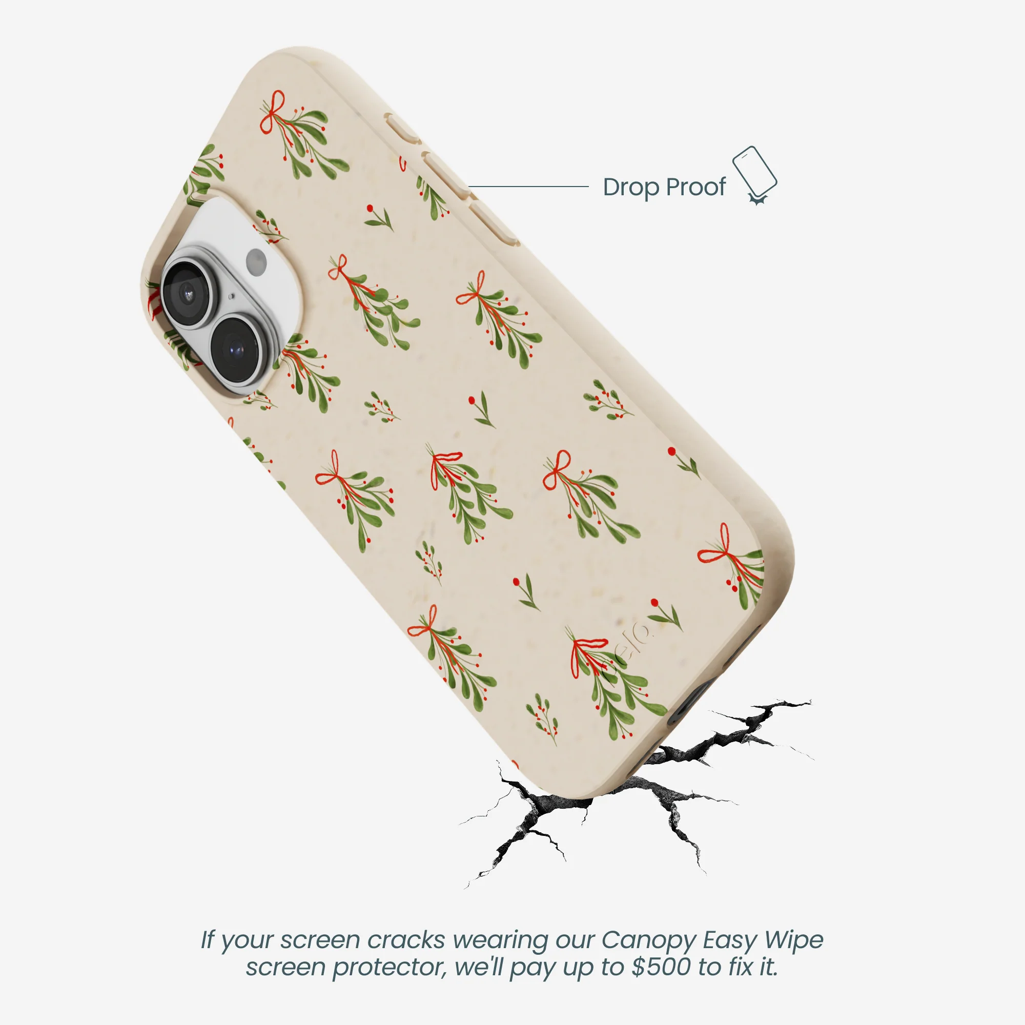 Seashell Merry Mistletoe iPhone 17 Case - Image 5