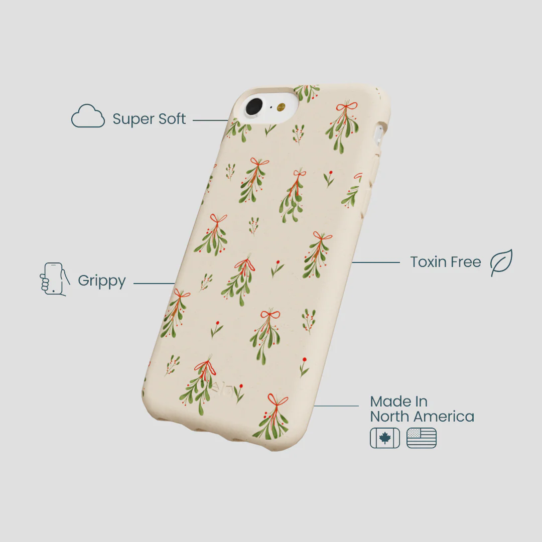 Seashell Merry Mistletoe iPhone 6/6s/7/8/SE Case - Image 4