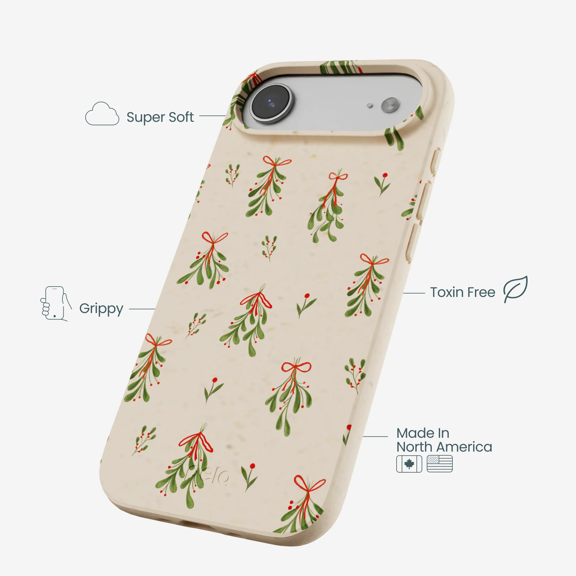 Seashell Merry Mistletoe iPhone Air Case - Image 4