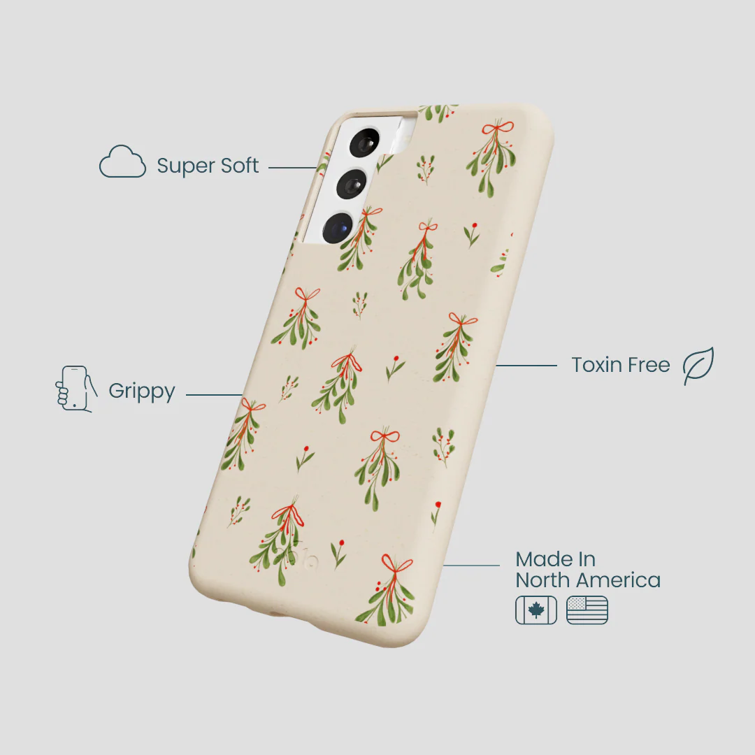 Seashell Merry Mistletoe Samsung Galaxy S22 Case - Image 4