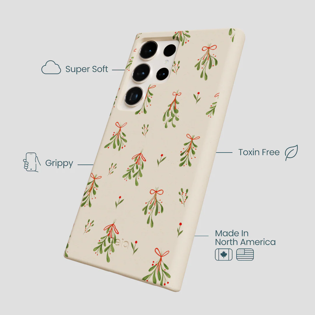 Seashell Merry Mistletoe Samsung Galaxy S24 Ultra Case - Image 4