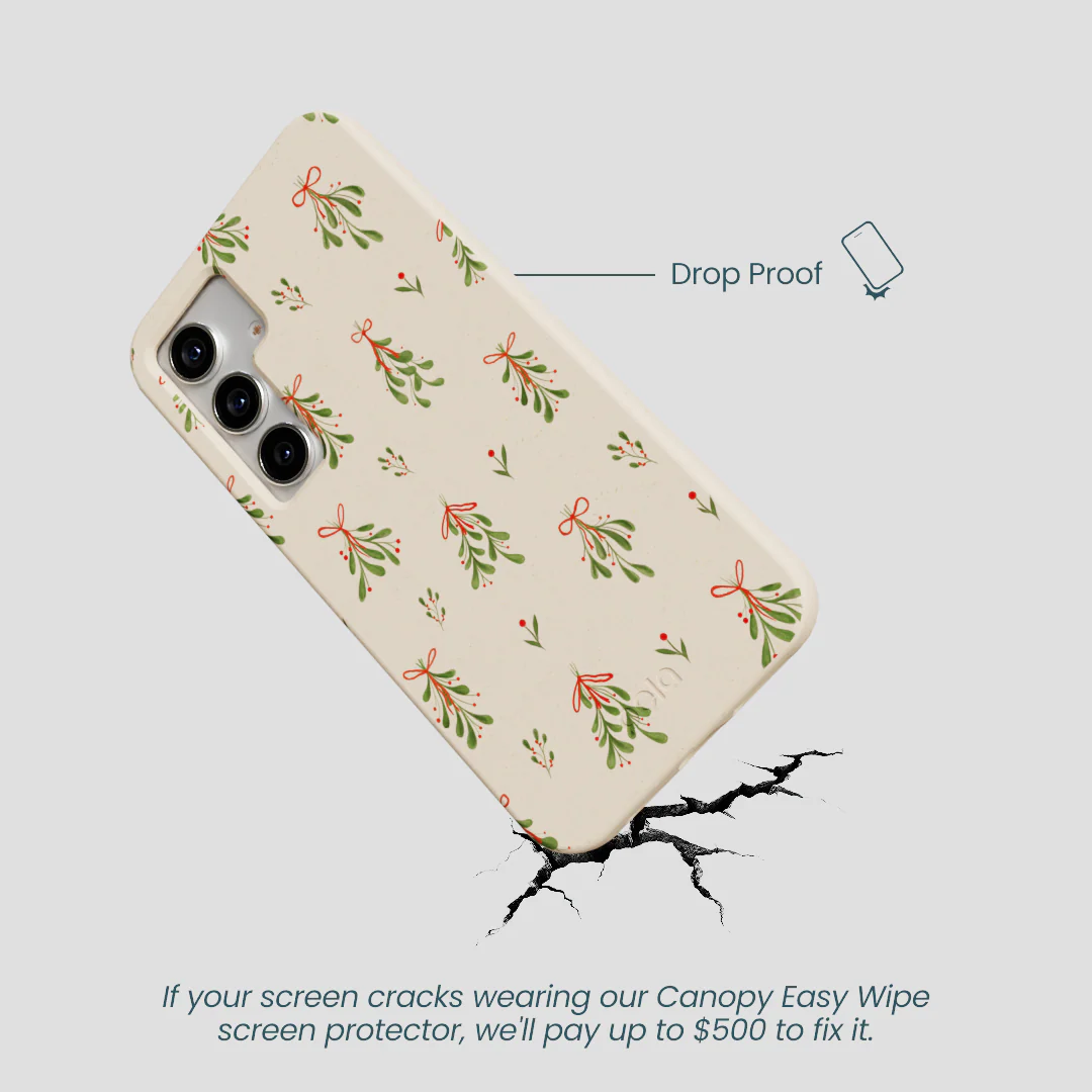 Seashell Merry Mistletoe Samsung Galaxy S25 Case - Image 5
