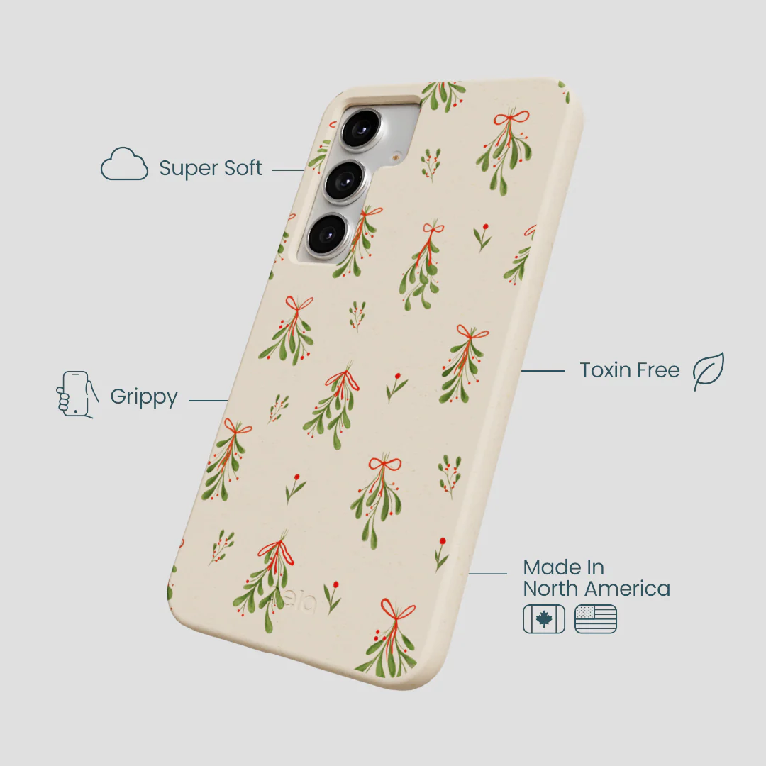 Seashell Merry Mistletoe Samsung Galaxy S25+(Plus) Case - Image 4